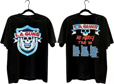 L.A Guns 1988 No Mercy Tour Tour T Shirt Full Size S-5XL • $34.19