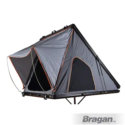 Universal Roof Tent Black Shell Dark Grey To Fit Pickup SUV 4X4 Car Waterproof • £1599.99