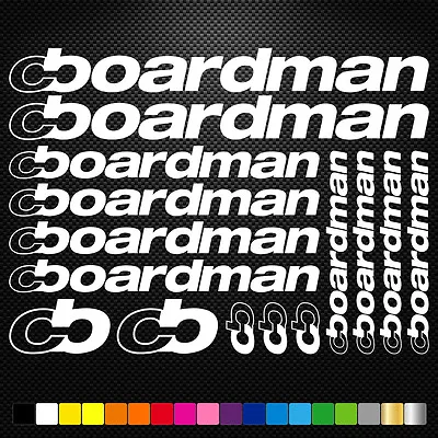 FITS Boardman Vinyl Decals Sheet Bike Frame Cycle Cycling Bicycle Mtb Road • $14.08