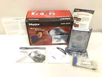 * MAXTOR 160GB Diamond Max Plus 9 Internal Hard Drive * 6Y160P0042211 * New/NOS • $31.50