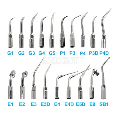 19 Type Dental Ultrasonic Scaler Tip Scaling Periodontics Endodontics G P E • £123.08