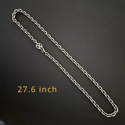 Men Pure Titanium Necklace Twisted Necklace 7mm Lightweight Anti Allergy 27.6  • $35.98