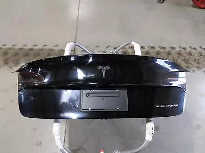2020 TESLA MODEL 3 OEM Rear Trunk Decklid Hatch Tailgate Black PBSB (SCRATCHES) • $2299.99