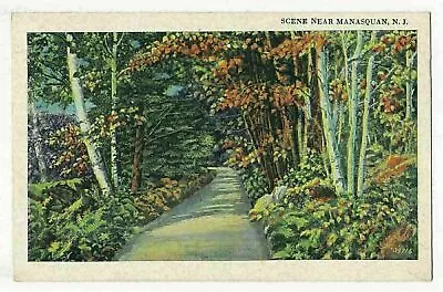 Rural Road Scene Near Manasquan New Jersey 1938 • $5.99