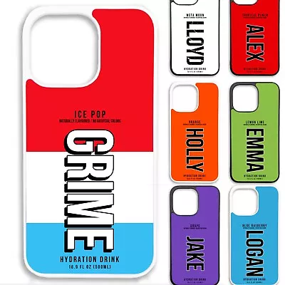 Printed Rubber Clip Phone Case Cover IPhone - Personalised Hydration Drink V1 • £7.95