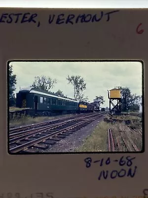 1968 Original 35mm Slide Rutland Railroad Railway Chester Vermont Ektachrome • $17.49