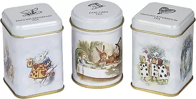 English Teas Alice In Wonderland Mini Tea Tins Gift With Loose-leaf Black Tea • £9.80