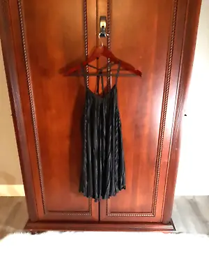 LBLC The Label NEW Women's Size S Black Mini Accordion Pleated Dress $120.00 • $45.58