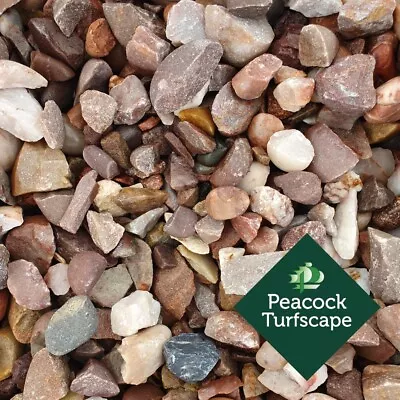 Decorative Gravel Garden Aggregates Stones Stafford Pink Chippings Pebbles 23KG • £17.99