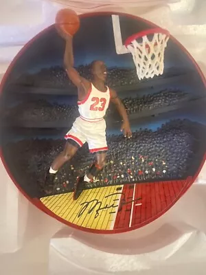 New Michael Jordan Bradford Exchange Soaring Star Collector Plate • $31.99