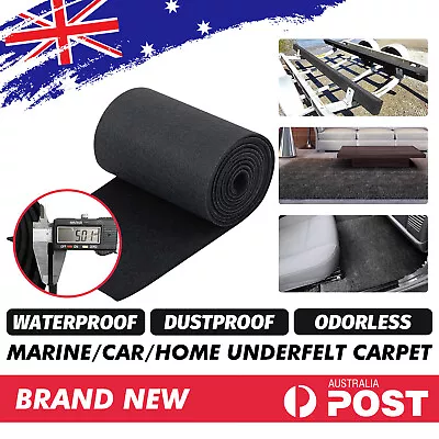 MODIGT Black Premium Boat Trailer Bunk 0.3m X 4m Carpet Jet Ski Bunk AU • $43.69