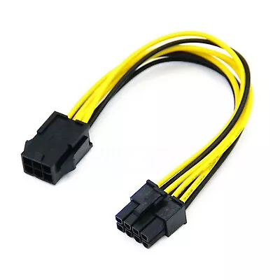 ATX 6-pin To 8-pin PCI Express Power Adapter Cable For GPU Video Card  • $3.78