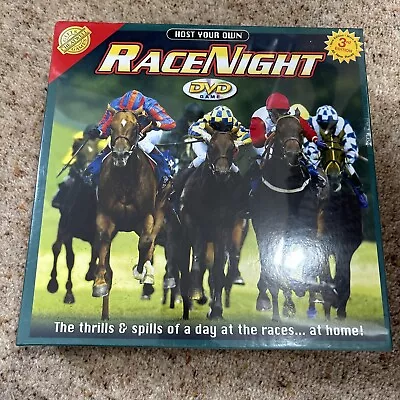 Race Night DVD Game. New And Plastic Sealed 3rd Edition • £15