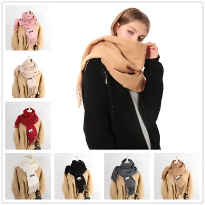 £10.99 • Buy Large Cashmere Shawl Scarf Winter Warm Luxury Blanket Wrap Scarves Neckerchief