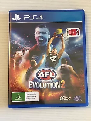 PS4 - AFL Evolution 2 - Game + Manual (Sony PlayStation 4) PAL • $21.95