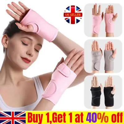 Easy Fit Wrist Brace - Support Splint For Carpal Tunnel Tendonitis Sprains • £7.99