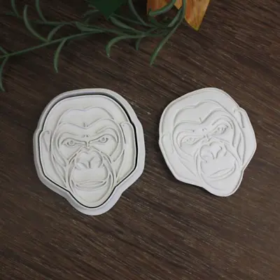 Gorilla Cookie Cutter Monkey Cookie Cutter Ape Cookie Cutter Animal Jungle • $9.99