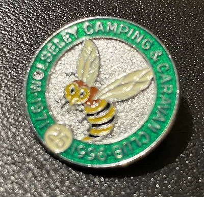 Wolseley Camping And Caravan Club Lapel Pin Badge Vintage • £6