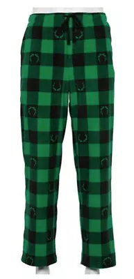 Sonoma Pajama Pants Men Large Soft Microfleece Pockets Buffalo Plaid Camo • $17.09