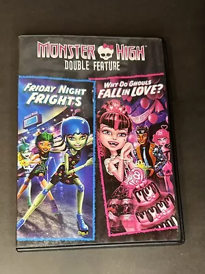 Monster High Double Feature DVD Friday Night Frights Why Do Ghouls Fall In Love • $3