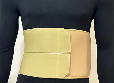Double Pull Abdominal Back  Binder Hernia Support Fits Up To 47  Max Adjustable • £13.99