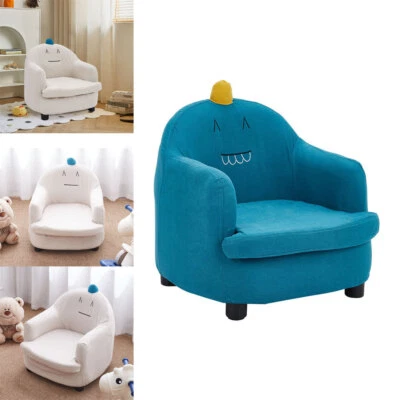 Padded Kids Sofa Armchair Chair Baby Children Bed Couch Toddler Sofa Wood Frame • £43.95