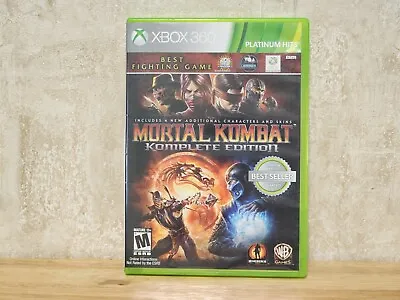 Mortal Kombat Komplete Edition Xbox 360 Complete CIB Tested/working  • $24.99