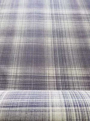 Laura Ashley Williams Check Drape Grape Fabric (Per Metre) • £22.99