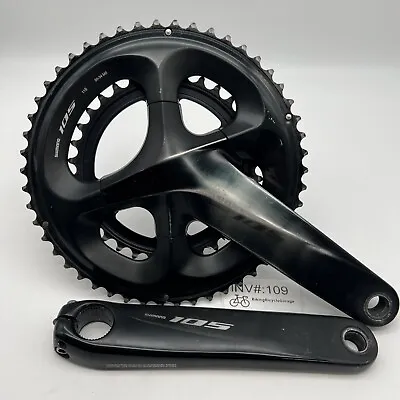 Shimano 105 FC-R7000 2x11-speed 50/34t Road Crankset 175mm • $109