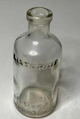 Vintage Listerine Lambert Pharmacal Co Glass Medicine Bottle • $27.95