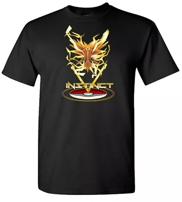 $17 • Buy Team Instinct Shirt Go Black T-Shirt Front T-shirt - Customizable