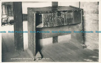 R006310 Shakespeares Birthplace. The Old School Desk. Walter Scott. RP • $14.59