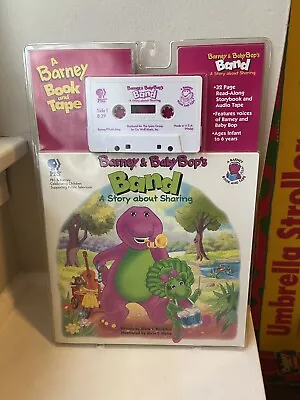 Barney And Baby Bop’s Band Book Tape Combo • $51.39