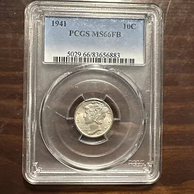 1941-P Mercury Silver Dime MS-66 FB PCGS • $54.99