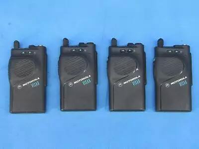 Lot Of 4 Motorola Visar VHF Portable Radio H05SDD9AA4AN RDUA Untested For Parts • $149.99