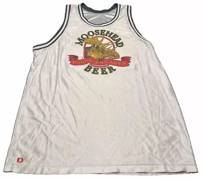 XL Vintage 1996 Moosehead Beer Promotional Basketball Jersey • $34.99