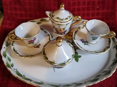 Miniature Decorative Regal Porcelain Tea Set • $0.99