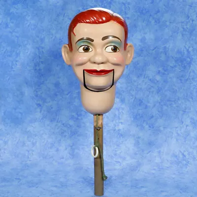 1950s JERRY MAHONEY Ventriloquist Head By JURO Headstick Dummy NICE WORKS! • $199.99