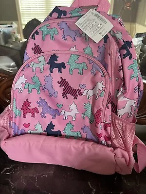 NEW Gymboree Girls Pink Unicorn Print School Or Vacation Backpack • $18.59