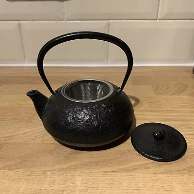 Japanese Black Cast  Teapot Kettle 450ml • £5