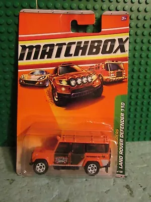£5.99 • Buy Matchbox - Land Rover 110. Congo Rain Forest. Orange. New On Long Card