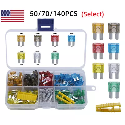 140pcs ATR Micro2 Blade Fuses Assorted Kit Car Truck 30A 25A 20A 15A 10A 7.5A 5A • $13.99