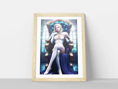 Emma Frost Marvel Avengers White Queen Wall Poster Print A4 - Frame NOT Included • £5.99