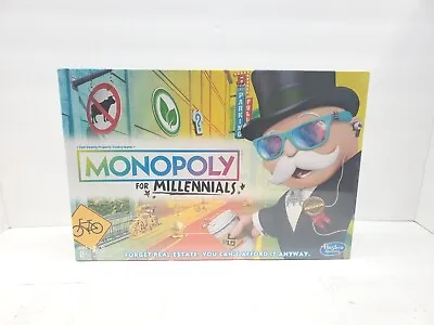 2018 Hasbro Monopoly For Millenials Board Game Millennial Edition Factory Sealed • $17.99