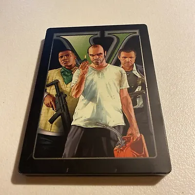 Grand Theft Auto V Steelbook Case Game Manual (Microsoft Xbox 360) • $14