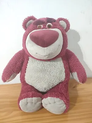 Disney Store Lotso Bear Soft Plush Cuddly Toy Toy Story 14  Strawberry • £6.99