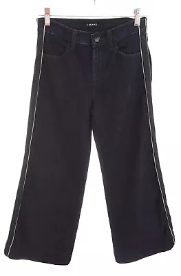 J Brand Liza Wide Leg Culottes Capri Cropped Jeans Gaucho Denim Blue Women Sz 24 • $31.99