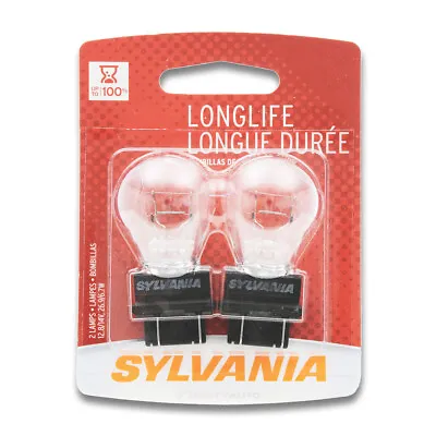 Sylvania Long Life - 2 Pack - 3057LL Light Bulb Back Up Brake Cornering Turn Jh • $6.34