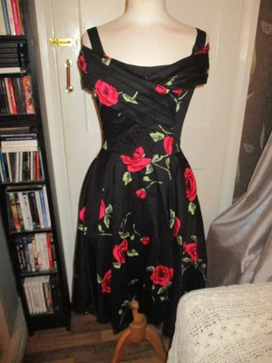 £7.99 • Buy Womens Ladies Blackbutterfly Retro Swinging 60s Style  Dress Size 8
