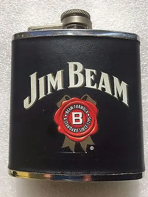 $38 • Buy Jim Beam Stainless Steel Hip Flask 6 Oz